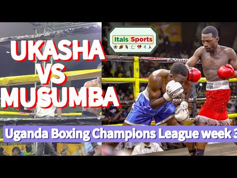 UKasha VS Musumba In Uganda Boxing Champion League Week 3 #boxing