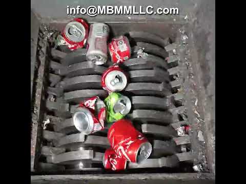 Coke Can Shredding, Small Shredders For Sale #recycling #shredder