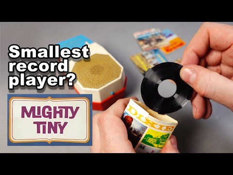 Mighty Tiny - Smallest record player in the world?