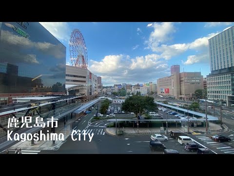 a-Walk in Kagoshima City (PM) 鹿児島県 鹿児島市 鹿児島中央駅東口側 (夕方)