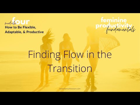 FPF 4.1 - Finding Flow In The Transition