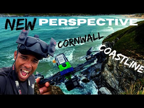 New Perspective FPV Cornwall Coast Line (over water)