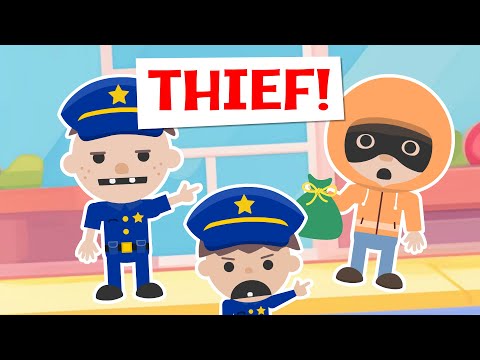 Catch That Thief, Roys Bedoys! Cartoon About Being a Police Officer - Read Aloud Children's Books