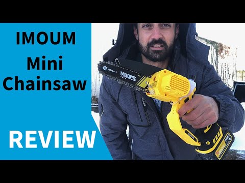 How good is it? The IMOUM 21V Electric Chainsaw