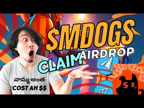 $MDOG AIRDROP 📈🚀|| CLAIM MONEY DOGS AIRDROP STEP BY STEP 🤑💥 #trending #MDOGS #dogs #airdrop #crypto