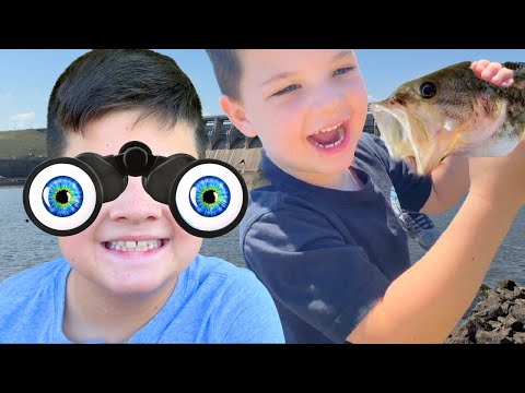 HIKING ADVENTURE with CALEB & MOM! EXPLORING and LEARNING And FISHING with DAD!