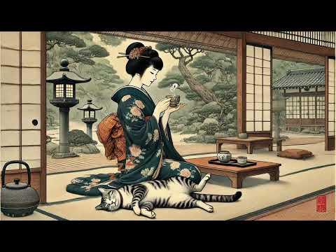 Shamisen【Jazz Slow Motion Remix】【Japanese Ambient Music】Background Music for Studying