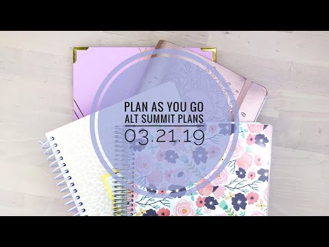 Plan As You Go! | ALT SUMMIT PLANNING | 3.21.19