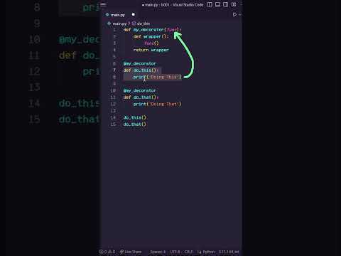 What Are Python DECORATORS?? #python #programming #coding