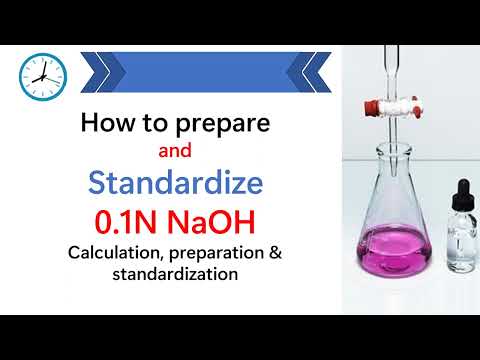 How to prepare and standardize 0.1N Sodium hydroxide (NaOH) solution | Standardization of 0.1N NaOH