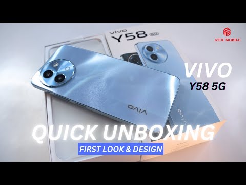 Vivo Y58 5G Unboxing | First Look, Design & Specifications | Price in India