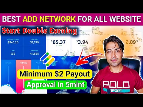 Best Ad Network for All Website 🔥Highest CPC CPM Rates | Adx Ad Network Instant Approval Ad Network