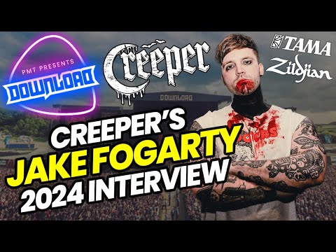 CREEPER’s Jake Fogarty Interview At Download 2024! - TAMA & Zildjian Drum Kit Rundown