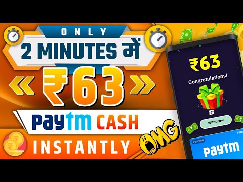 Earn ₹50 Paytm cash Daily in Just 2 minutes by playing games and completing tasks | New Earning App