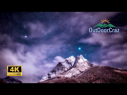 Ambient Night SoundScape 4K | 10 Hours | Sleep, Calming, Relaxing, Meditation, Studying