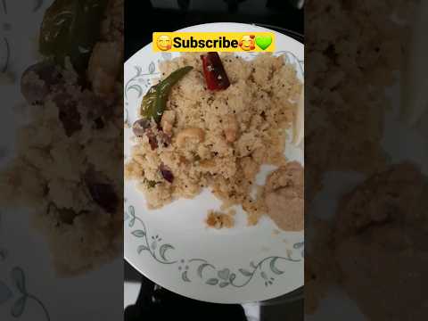 WheatUpma😋😍 #eating #satisfying #breakfast #shorts #ytshorts #viral #trending #sowmikitchen123