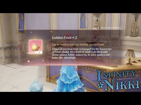 How to get Golden Fruit - Wishful Aurosa Miracle Outfit Crafting Material | Infinity Nikki