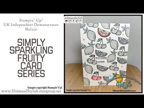 Stampin’ Up! Simply Sparkling Monochromatic Card