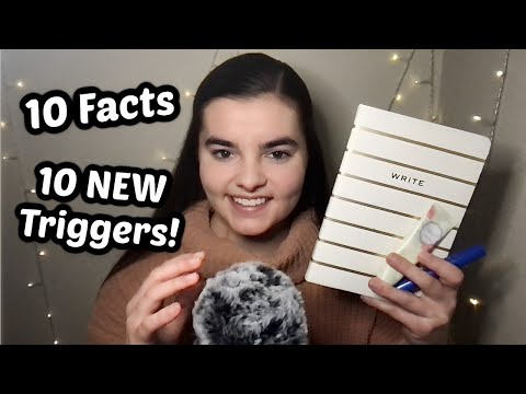 ASMR Doing 10 Triggers I've Never Done Before While Whispering 10 ASMR Facts