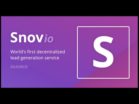 Snovio ICO Review - World's First Decentralized Lead Generation Platform