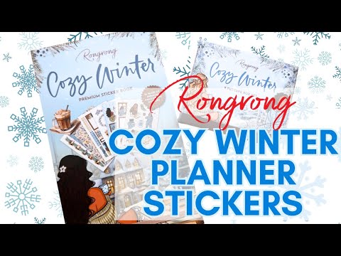 Rongrong Cozy Winter Planner Stickers