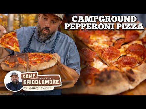 How to Make a Pepperoni Pizza at Camp | Blackstone Griddles