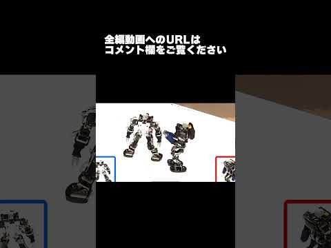 【ロボット格闘技】 Humanoid robot battle "ROBO FIGHT 26 [Light Class]" / Lily VS KHR-3HV #Shorts