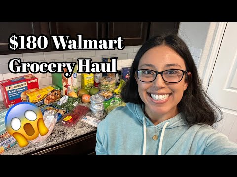 😳 $180 Walmart Grocery Haul 🛒 Weekly Walmart Grocery Haul 2023 / Texas Walmart Grocery Haul