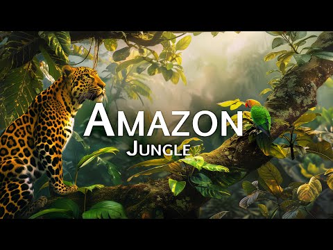 Amazon 4k - The World’s Largest Tropical Rainforest | Jungle Sounds | Scenic Relaxation Film