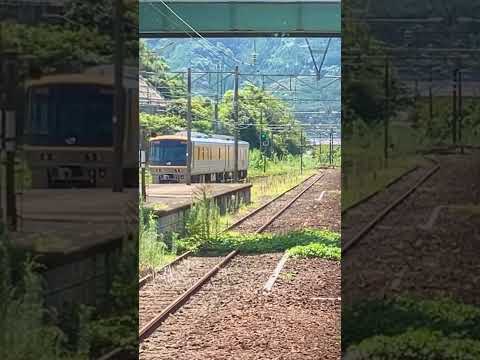 [日本一周旅中に偶然遭遇]肥薩おれんじ鉄道線内でドクターWEST キヤ141系気動車通過