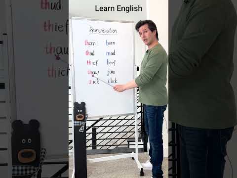 English Pronunciation - "th" Sound  #esl #pronunciation #spokenenglish