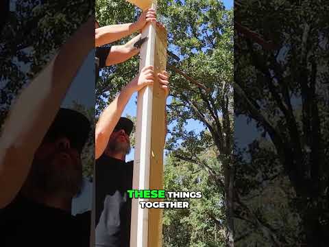 Fixing Warped Posts  Construction Tips You Must Know! #woodworking #barndominiumlife #smallhouse