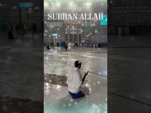 Rain in al haram #trend ##madinah  #beautiful #makkah#trending #shortfeed #shorts #naat #subhanallah