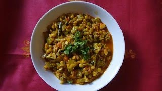 Ridgegourd Chanadal Curry Beerakaya Senagapappu Koora - Telugu Vantalu