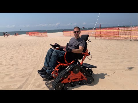 Beach Track Wheelchair - It's a TANK!!