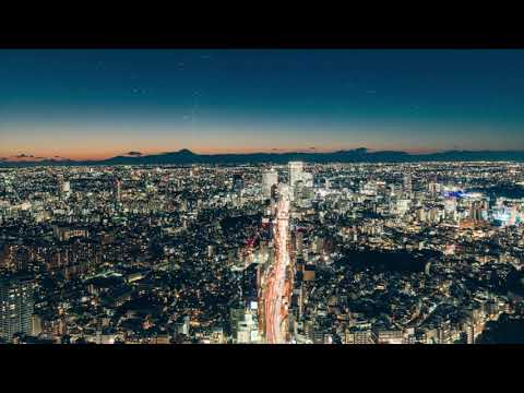 東京シティビュー・スカイデッキから撮影した渋谷方面のタイムラプス映像