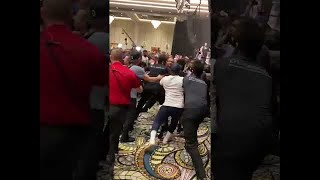 NATE DIAZ BRAWL WITH AJ MCKEE *ALMOST FIGHT* AT PRESS CONFERENCE #natediaz #ajmckee #ufc #shorts