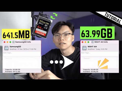 Why SD Card Full but It's Empty 2022 | FIXED In 2 Minutes｜Macbook Ver.