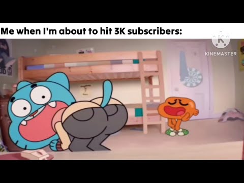 Me when I'm about to hit 3K subscribers