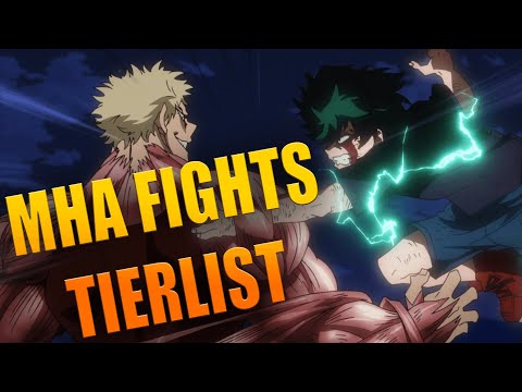 Ranking Every MHA Fight | Tierlist Stream