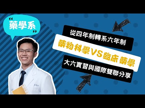 【北醫藥學系臨床藥學組】從四年轉六年制，國際學碩雙聯照亮我藥學生涯的路！~講者李浩丞