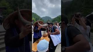 Horn wine | Guizhou traditional | wine | china travel #chinatravel #guizhou #bull #horn #amazing