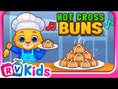 Hot Cross Buns Song By RV AppStudios | Nursery Rhymes & Kids Songs for Children