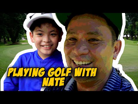 Playing Golf with Nate on Father's Day!!