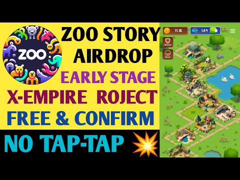 Zoo Airdrop Full Guide | Zoo Story Airdrop By X Empire Community  | New Telegram Airdrop