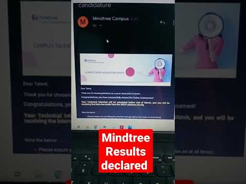 Mindtree Assessment results declared