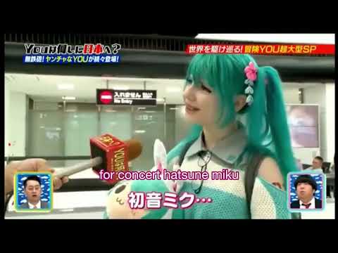 Russian Hatsune Miku visits Japan Hatsune Miku Consert