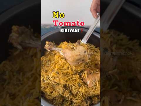 No Tomato Briyani Recipe⁉️ #bharathicooks #notomatorecipe