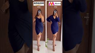 Myntra or Amazon beautiful dress haul #myntrahaul #amazon #viralvideo #fashion #myntra #fashionhaul