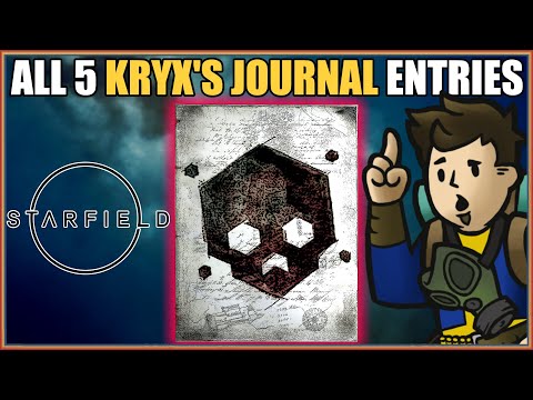 ALL 5 KRYX'S JOURNAL ENTRIES (Book/Magazine) Locations | STARFIELD